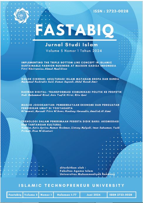 					View Vol. 6 No. 2 (2025): FASTABIQ: JURNAL STUDI ISLAM
				